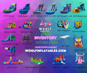 inflatable rentals in Central arkansas